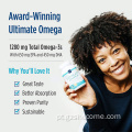 Oil de peixe suplemento Antioxidante Health Omega 3 Softgels